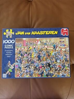 Jan van Haasteren 1000-Piece Comic Puzzle BALLROOM DANCING Collectible 2006 EUC